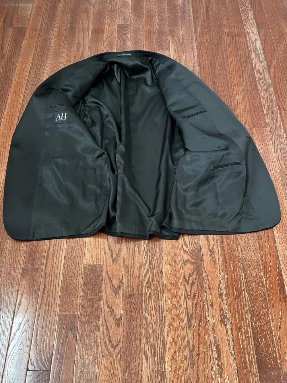 After Hours Black Tuxedo Men's Wool Blazer, Size 48R